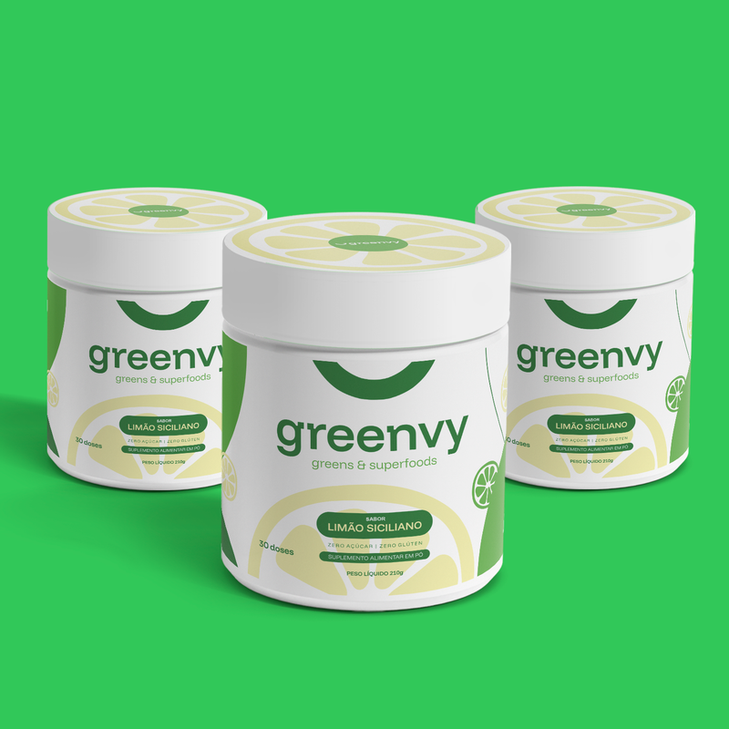 Greenvy Greens & Superfoods – Limão Siciliano - 3 Meses